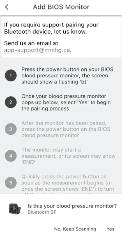 BIOS BD252 Blood Pressure Monitor 21