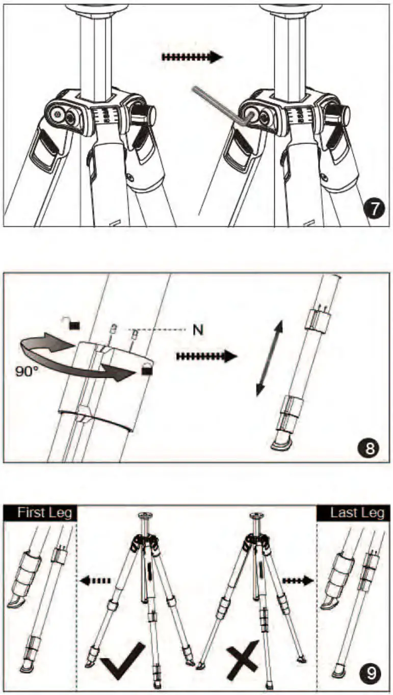 VANGUARD ALTA PRO 2 Aluminum Alloy Tripod Ki - Figure 3