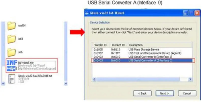 Install Libusb-win32