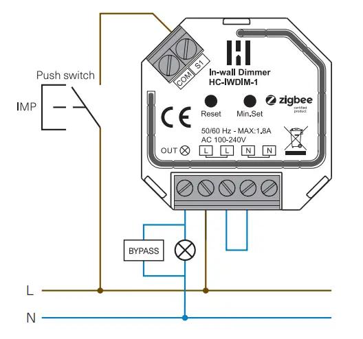 Heimgard In-wall Dimmer 400W - fig 4