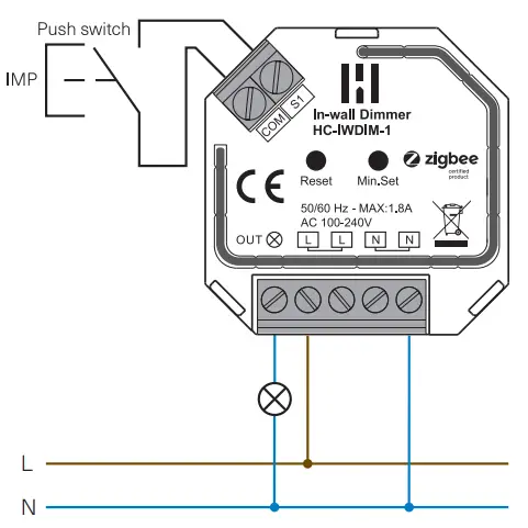 Heimgard In-wall Dimmer 400W - fig 7