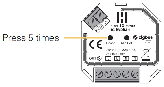 Heimgard In-wall Dimmer 400W - fig 9