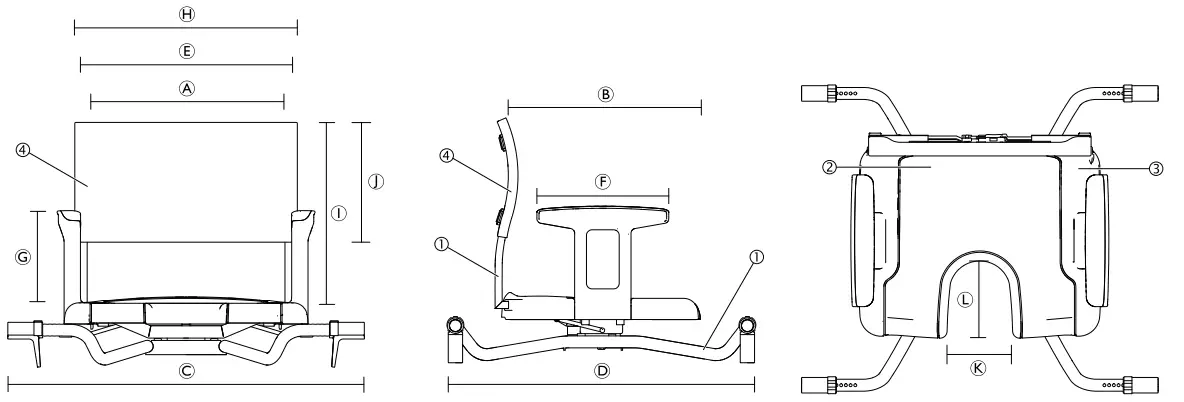 AQUATEC Sorrento Bathtub Swivel Seat