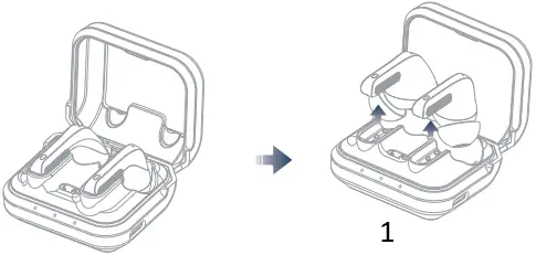 GKINIKG U1 Wireless Earbuds,Bluetooth Headphones A10
