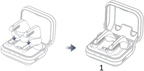 GKINIKG U1 Wireless Earbuds,Bluetooth Headphones A12