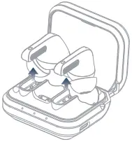 GKINIKG U1 Wireless Earbuds,Bluetooth Headphones A14