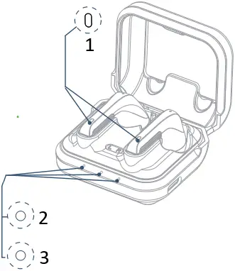 GKINIKG U1 Wireless Earbuds,Bluetooth Headphones A9