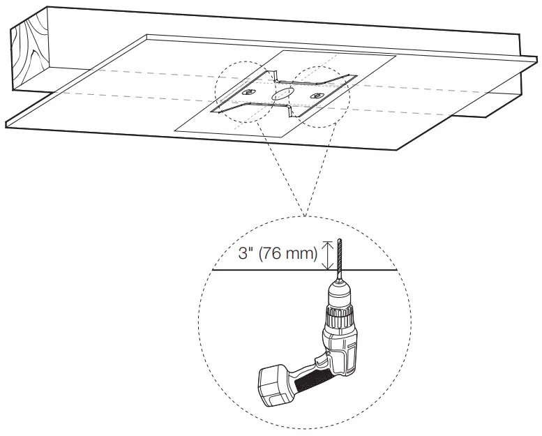 amazon B07KR4BT31 37to 80Ceiling TV Mount --Assembly3