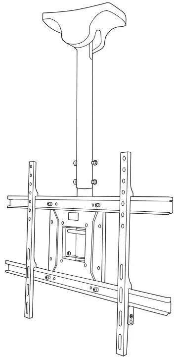amazon B07KR4BT31 37to 80Ceiling TV Mount