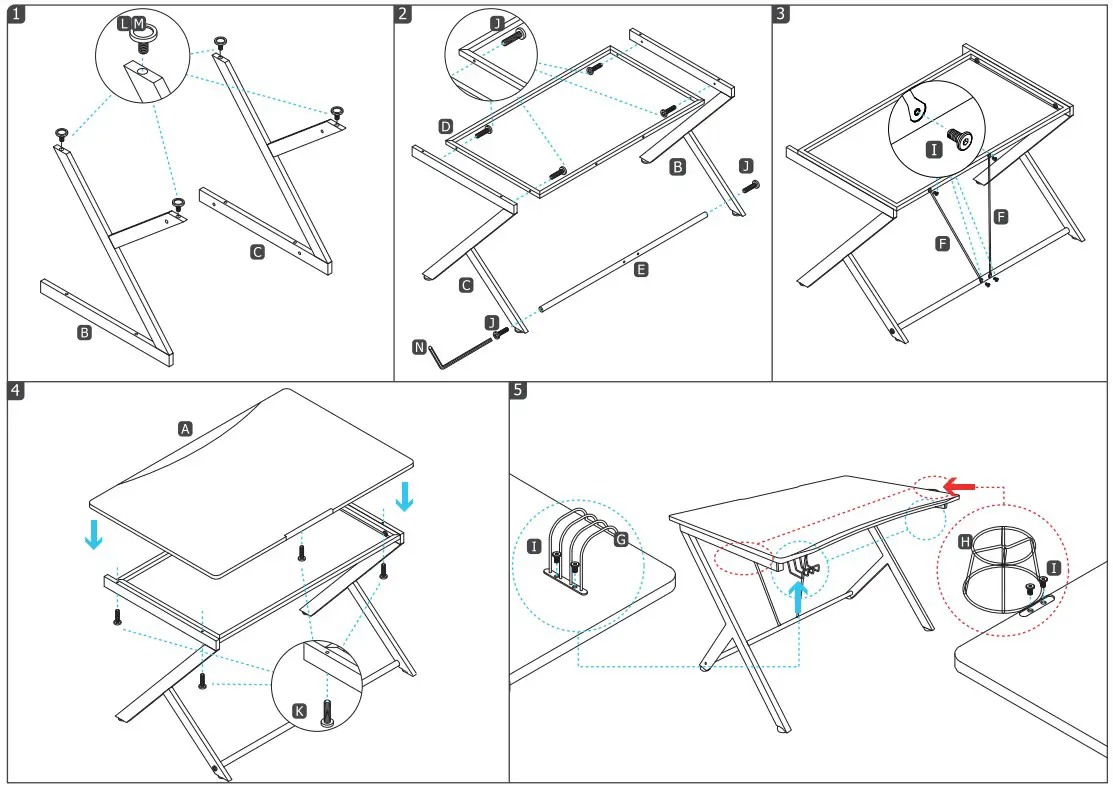 Trust Dominus Gaming Desk (1)