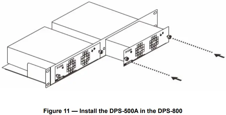 D-Link DGS-3000- 500A in the DPS-800