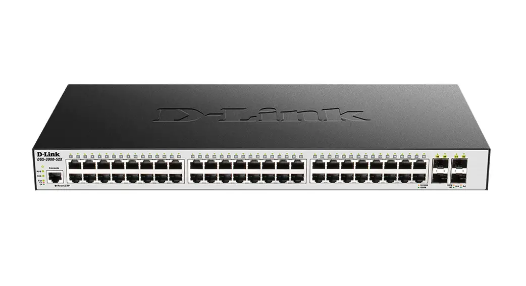 D-link Dgs-3000-52x 48 10/100/1000base-t Ports + 4 10gbase-x Sfp+ Ports L2 Managed Switch Installation Guide