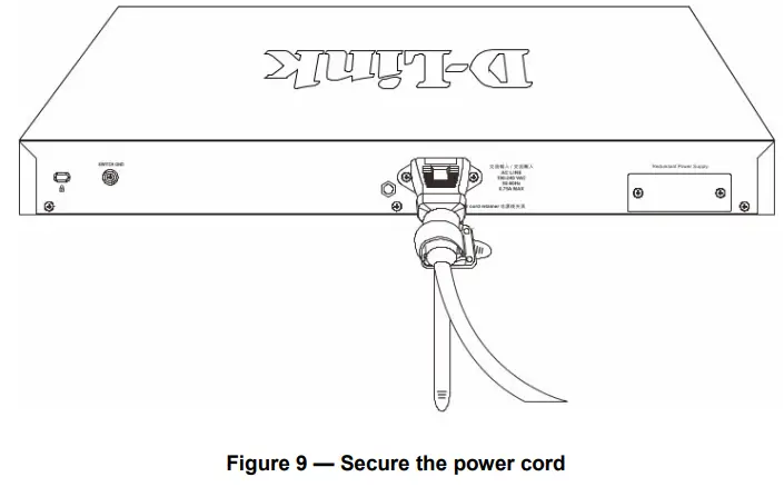 D-Link DGS-3000- power cord2