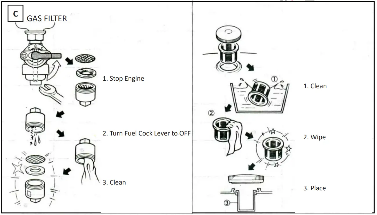 KUMATSUGEN KB200D3L Petrol Engine - picture 17