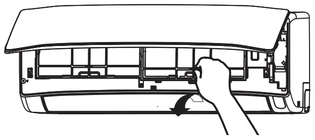 HITACHI RAK DJ18PCASVX Room Air Conditioner - Remove the Pre-fi lter