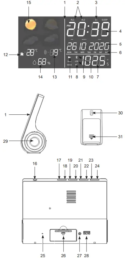 NASA-WSP1300-Weather-Station-Bluetooth-Speaker-FIG-1