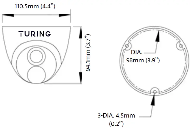 TURING-TP-MED4M28-4MP-HD-TwilightVision-IR-Turret-Network-Camera-fig-1