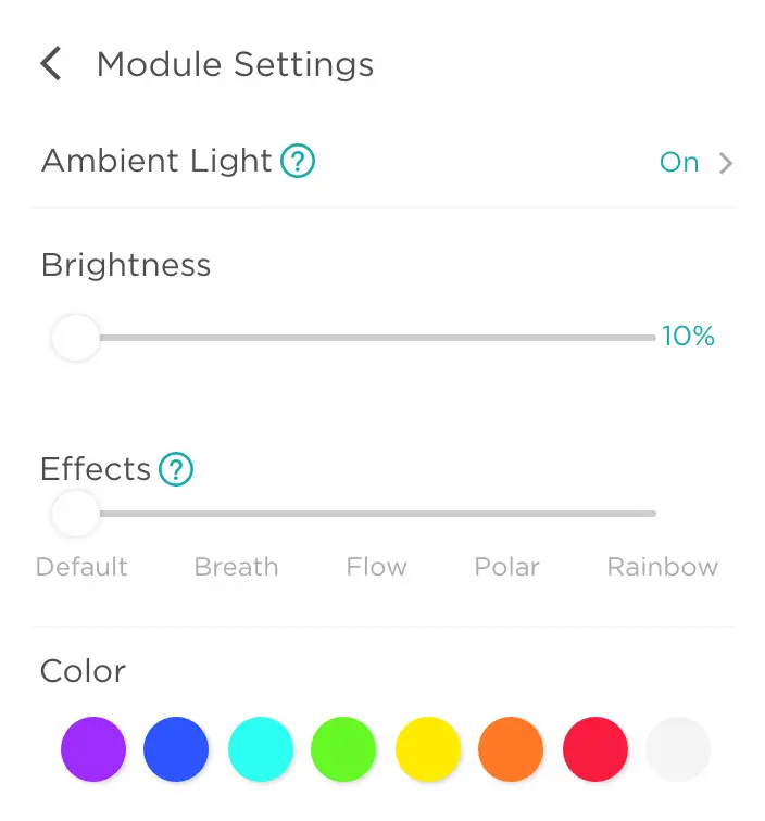 ECOFLOW 50024071 RIVER 600 Max Portable Power Station - Customizing the Ambient Light