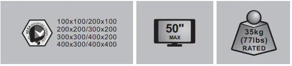 kogan KASLSTMTSTA Premium Racing Simulator Cockpit Monitor Stand - 1