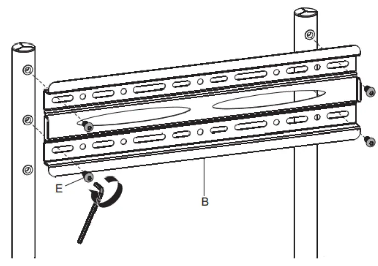 kogan KASLSTMTSTA Premium Racing Simulator Cockpit Monitor Stand- Step 2