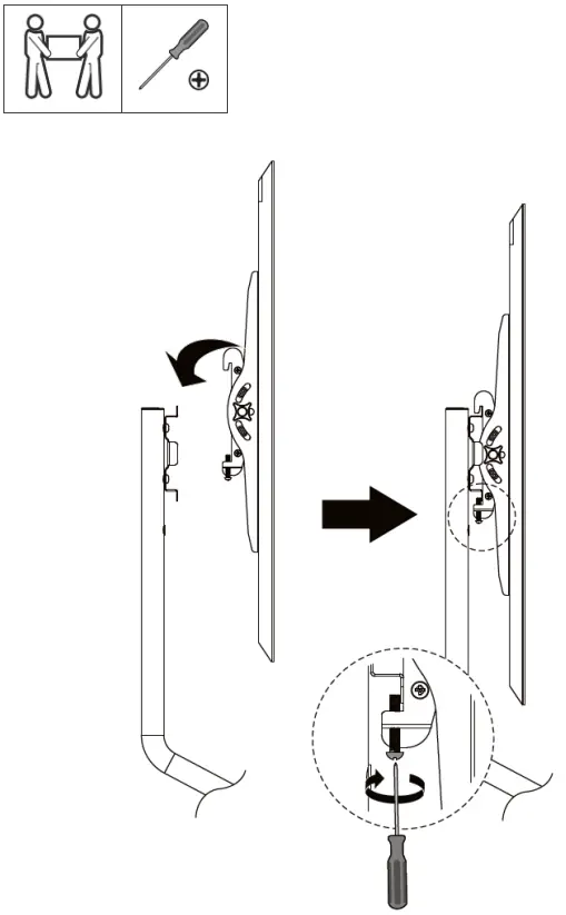 kogan KASLSTMTSTA Premium Racing Simulator Cockpit Monitor Stand- Step 4