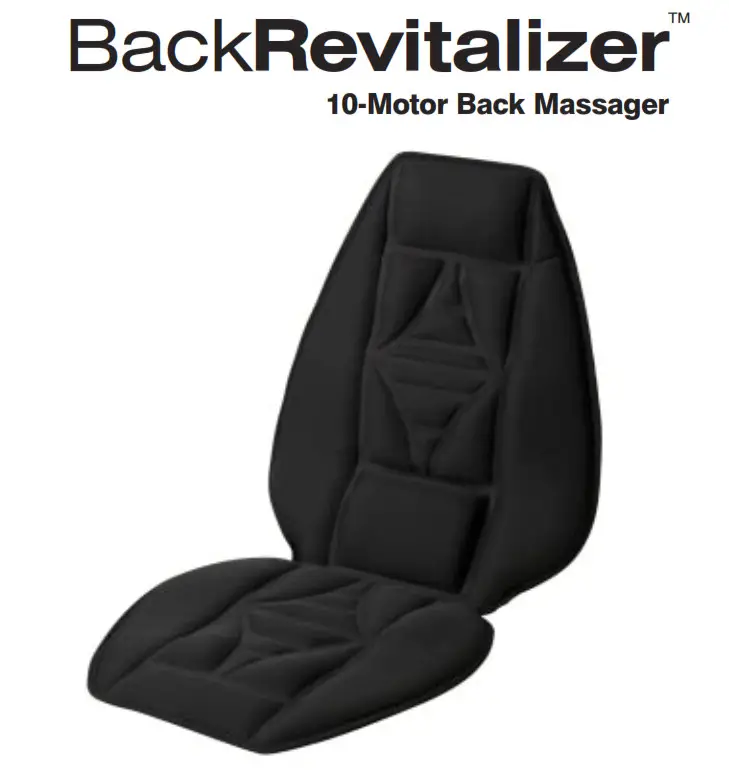 Homedics BK-600 BackRevitalizer 10-Motor Back Massager