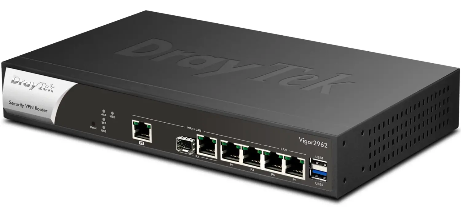 DrayTek Vigor2962 Series 2.5G Security VPN Router - Cover