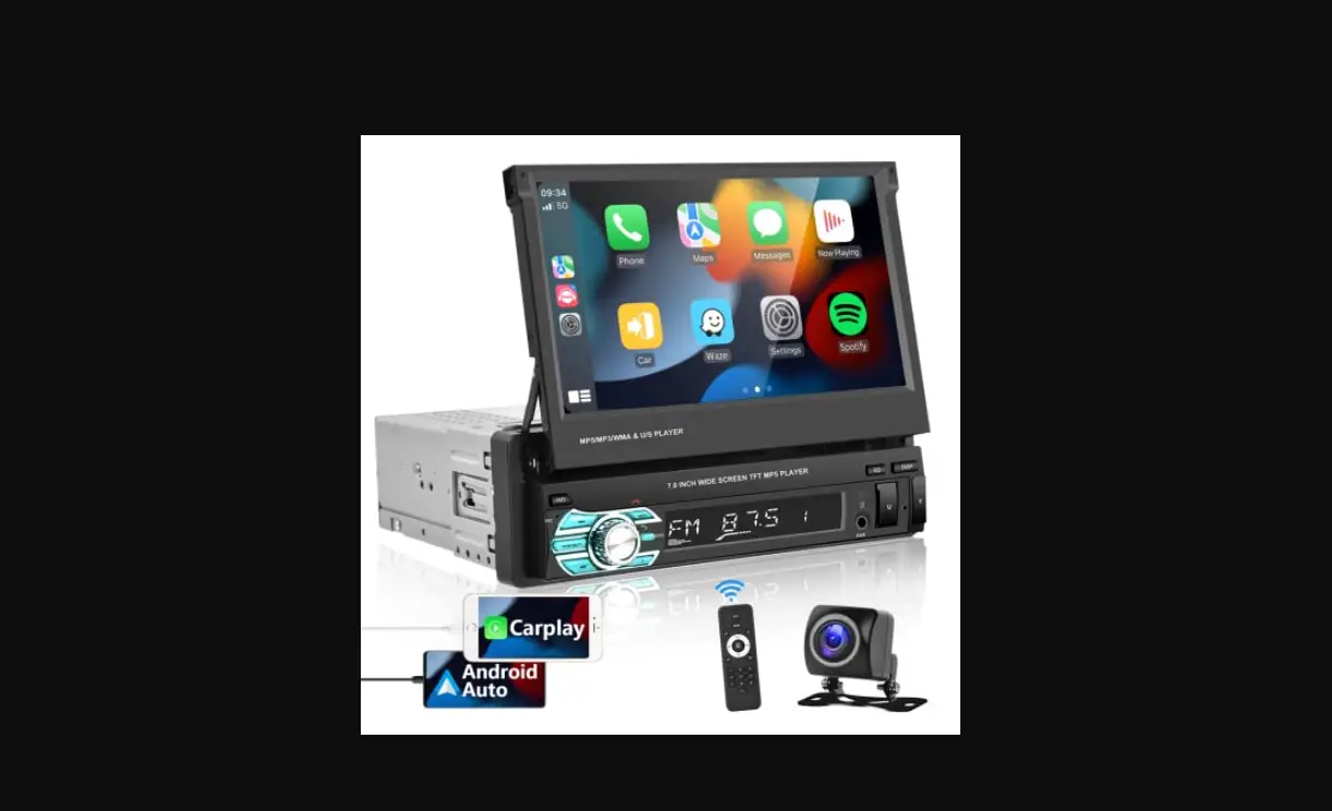 Podofo B0963dhvzl Telescopic Screen Carplay User Guide