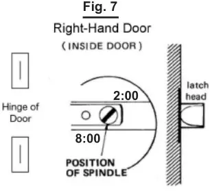 LOCKEY USA 2830 Knob-2835 Lever Mechanical Keyless Lock - Fig. 7