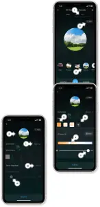 HOLMAN CLXW60 Warm Light Bluetooth Garden Light Controller - mobile device4
