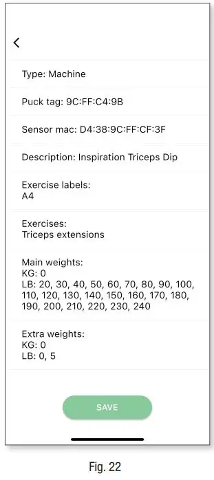 SONY ADVAGYM Instruction Manual - Fig 22