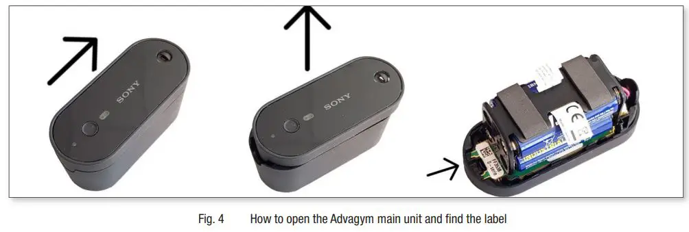 SONY ADVAGYM Instruction Manual - Fig 4