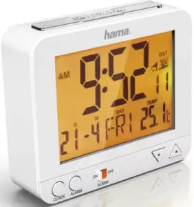 hama 00186319 RC 550 Radio Controlled Alarm Clock