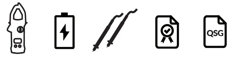 MASTECH MS2125A AC-DC Clamp Meter FIG 1