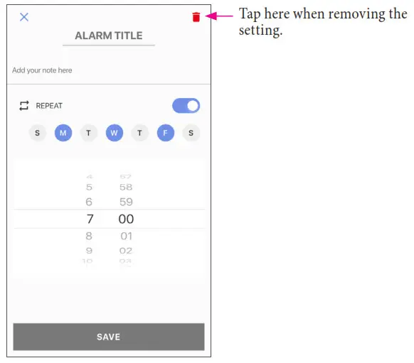 Cheking Alaram Setting