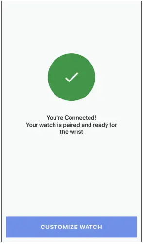 When Pairing Finished Succussfull