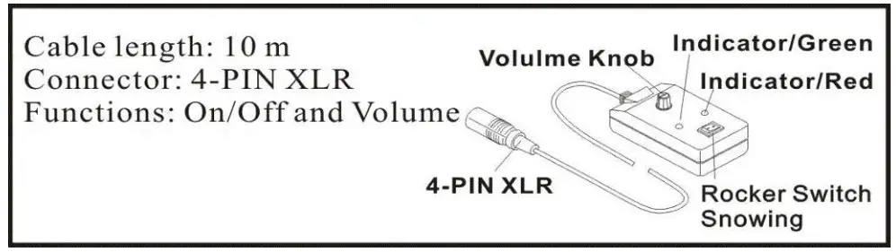 Antari S 100X Snow Machine- Operation
