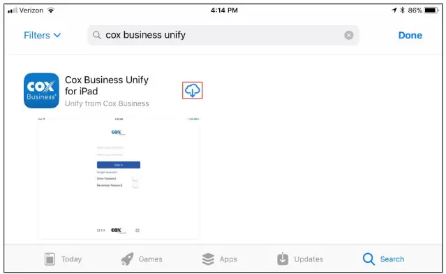 Cox Uc Ipad App User Guide