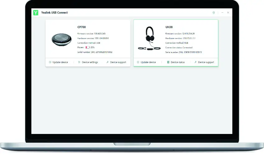 Yealink UH38 Mono USB Wired Headset- Software