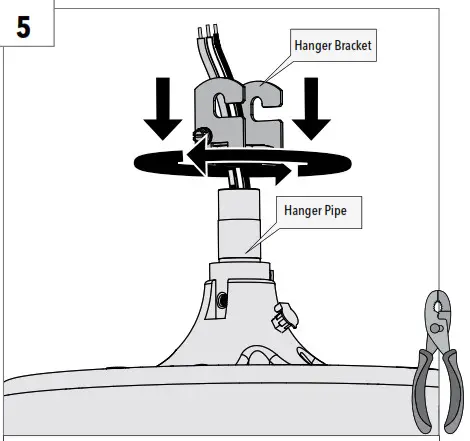 Hunter 23845 Original 52 Inch Ceiling Fan- STEP 5