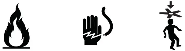 Hunter 23845 Original 52 Inch Ceiling Fan- Warning