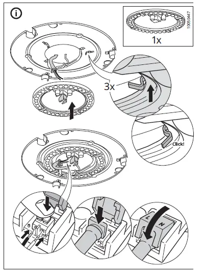 IKEA VIRRMO LED Ceiling Lammp Instruction fig 11