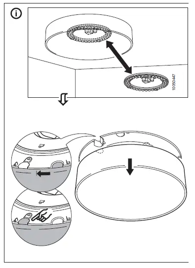 IKEA VIRRMO LED Ceiling Lammp Instruction fig 9