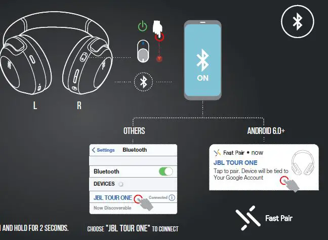 JBL Tour One Noise Canceling Wireless Ear Headphones-3
