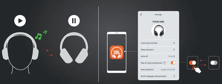 JBL Tour One Noise Canceling Wireless Ear Headphones-5