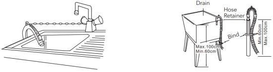 TESLA WF81492M Washing Machine - hose support