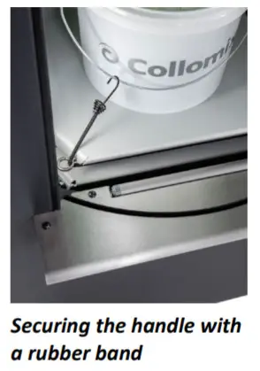 Collomix VIBA X.30 Premium Shaker - Load a container