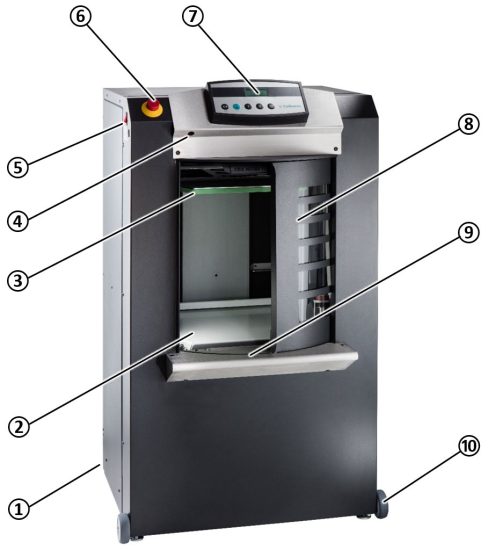 Collomix VIBA X.30 Premium Shaker - Machine components