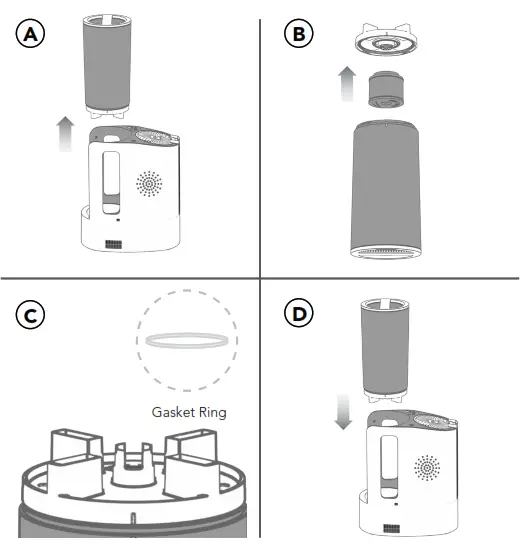 VORNADO UH100 Whole Room Ultrasonic Humidifier - ATER