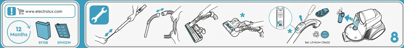 Electrolux EFC71511DB Vacuum Cleaner - overview 8